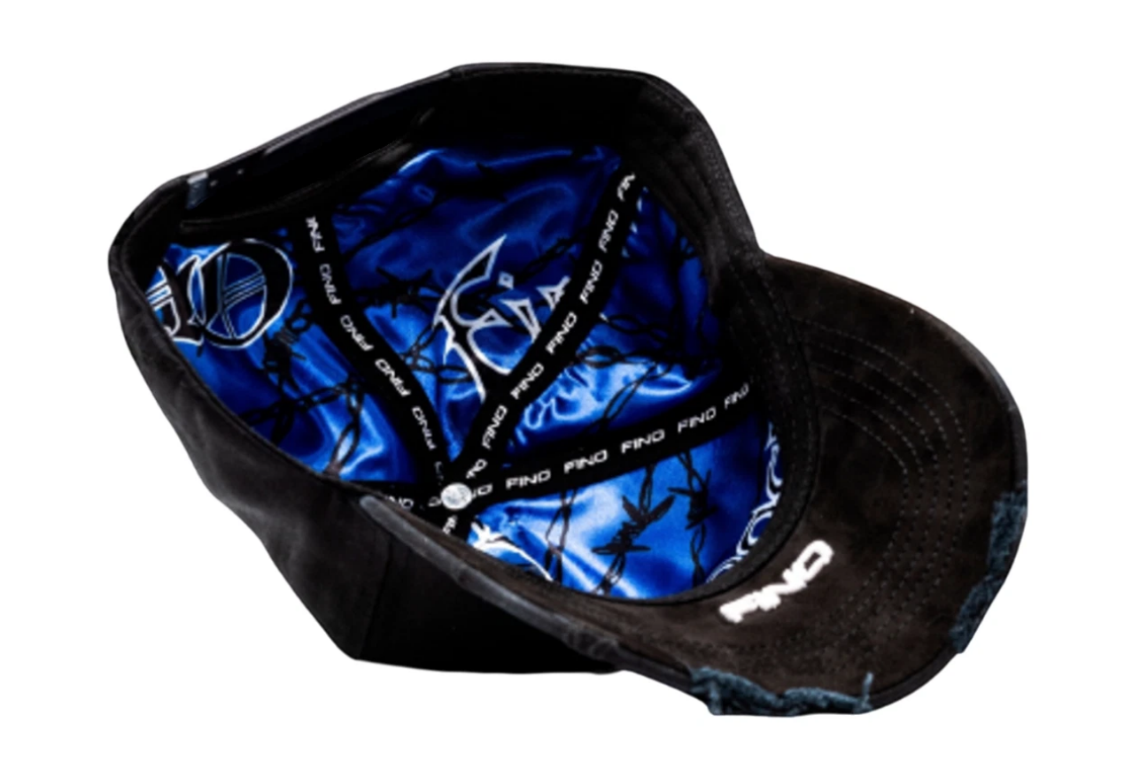 GALLO FINO "F THE HYPE" NY X LA GORRA SNAPBACK GFNYXLA AZUL NEGRO
